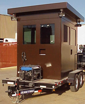 Par-Kut Portable Steel Buildings - Trailer Mounted Bullet Resistant Enclosures